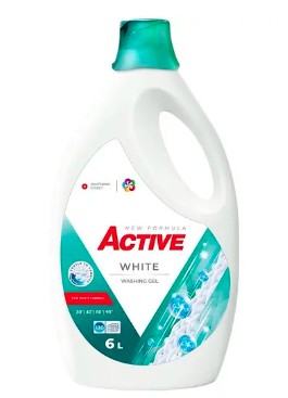 Active гель д/прання 6л White з ароматом свіжості